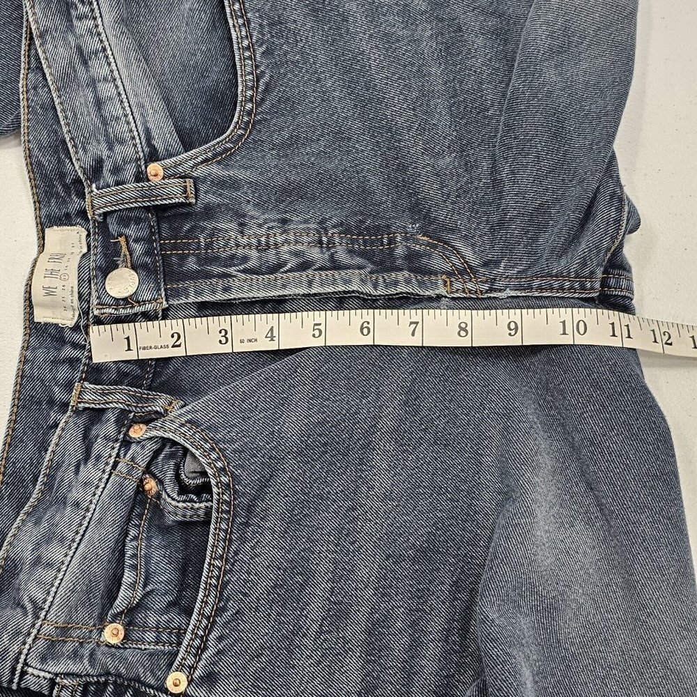 We The Free People Stella Jeans Womens 27 High Rise Boot Cut Button Fly Blue - Picture 12 of 13